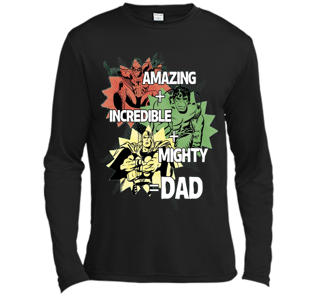 Marvel Avengers Father's Day Dad Qualities Graphic T-Shirt