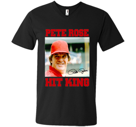 Pete Rose Hit King Photo with Signature