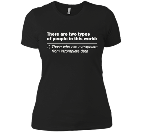 There Are Two Types Of People In This World T-Shirt funny