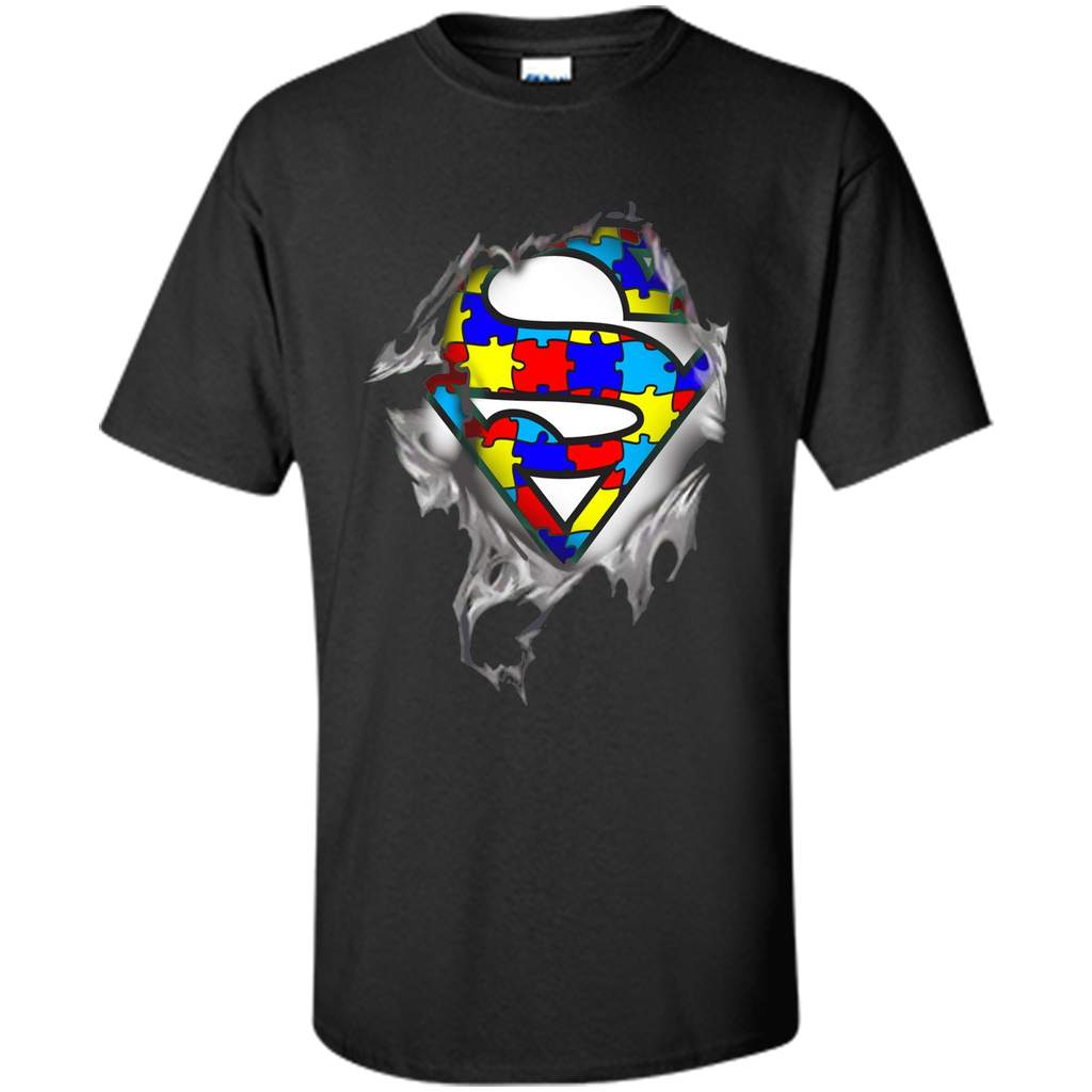 Autism Awareness Day Gifts Super Autism T-shirts color