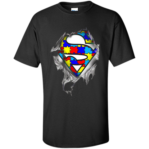 Autism Awareness Day Gifts Super Autism T-shirts color