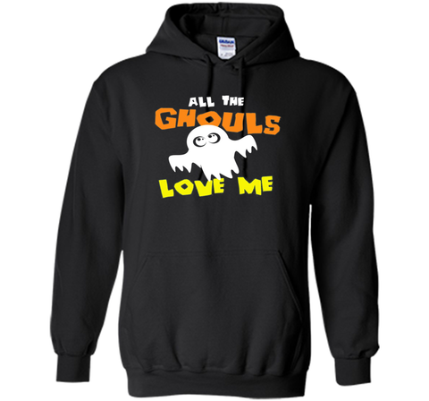 All the Ghouls Love Me Halloween Ghost Hoodie
