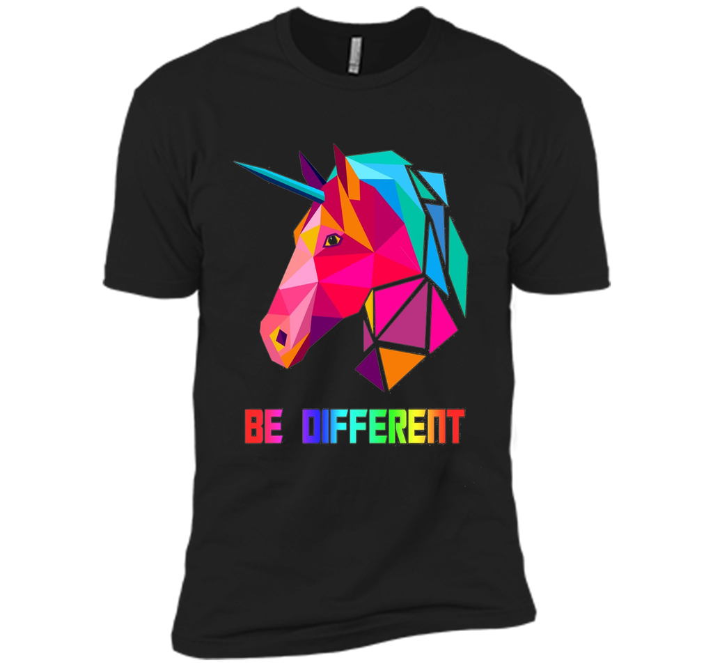 LGBT PRIDE LESBIAN UNICORN BE DIFFERENT TSHIRT