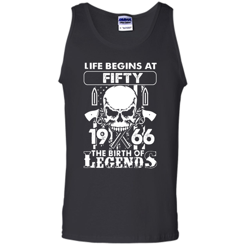 Life Begin At 50 - 1966 Birth Legends 50th Birthday T-shirts