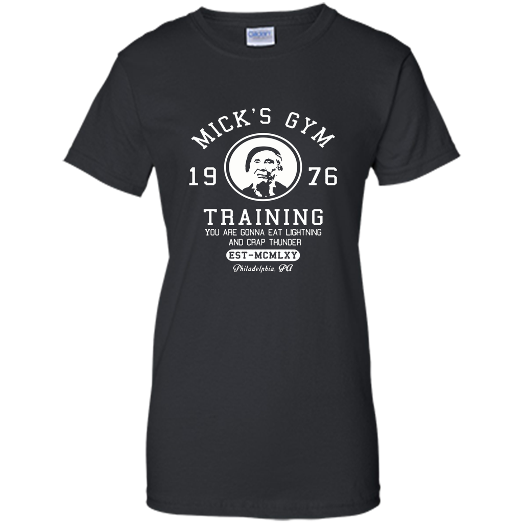 Micks Gym T Shirt  1976 Training mr happy