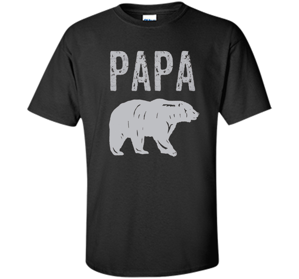 Mens Vintage Effect Papa Bear T-Shirt