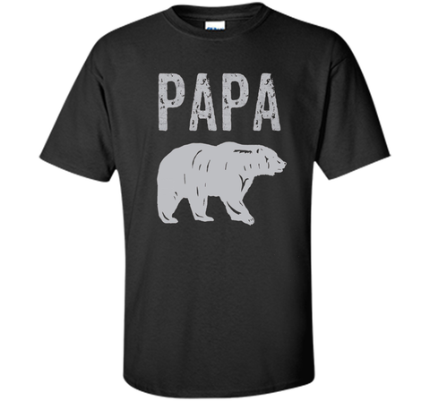 Mens Vintage Effect Papa Bear T-Shirt