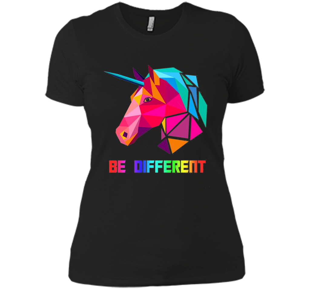 LGBT PRIDE LESBIAN UNICORN BE DIFFERENT TSHIRT