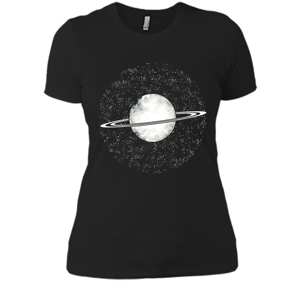 Light Color T-Shirt - Saturn Image T-Shirt For Space Lovers