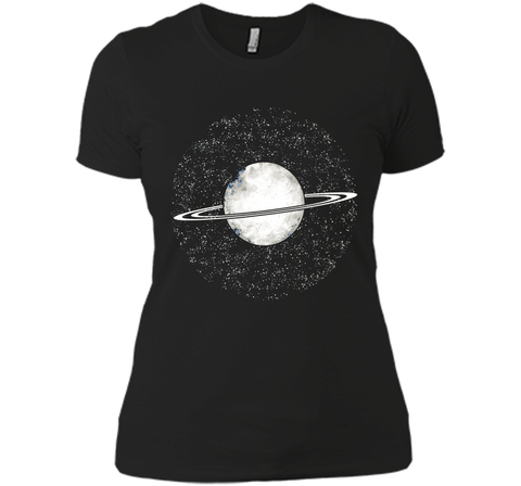 Light Color T-Shirt - Saturn Image T-Shirt For Space Lovers