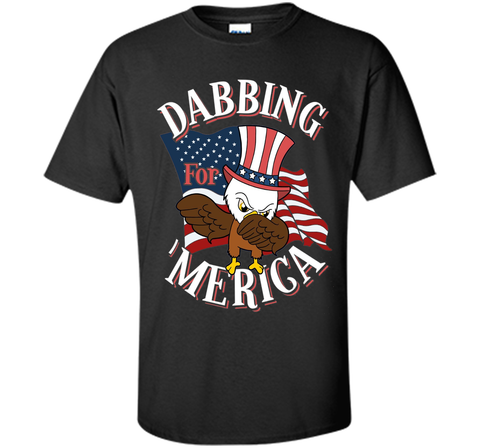Dabbing Eagle for Merica T-Shirt Independence