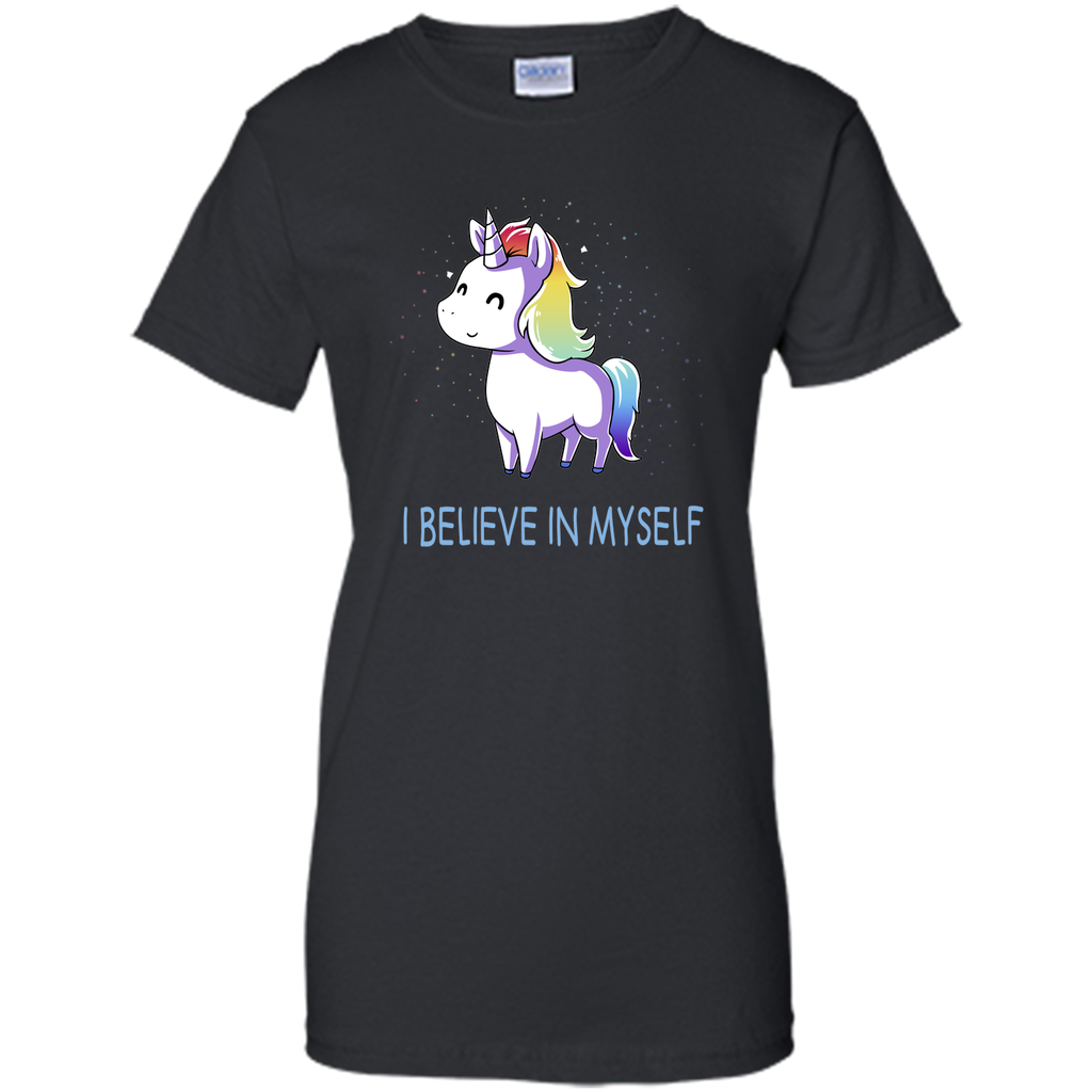 i believe in myself-lovely unicorn t shirt