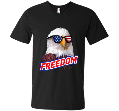 Retro Vintage 4th of July T-shirt, Bald Eagle Sunglasses