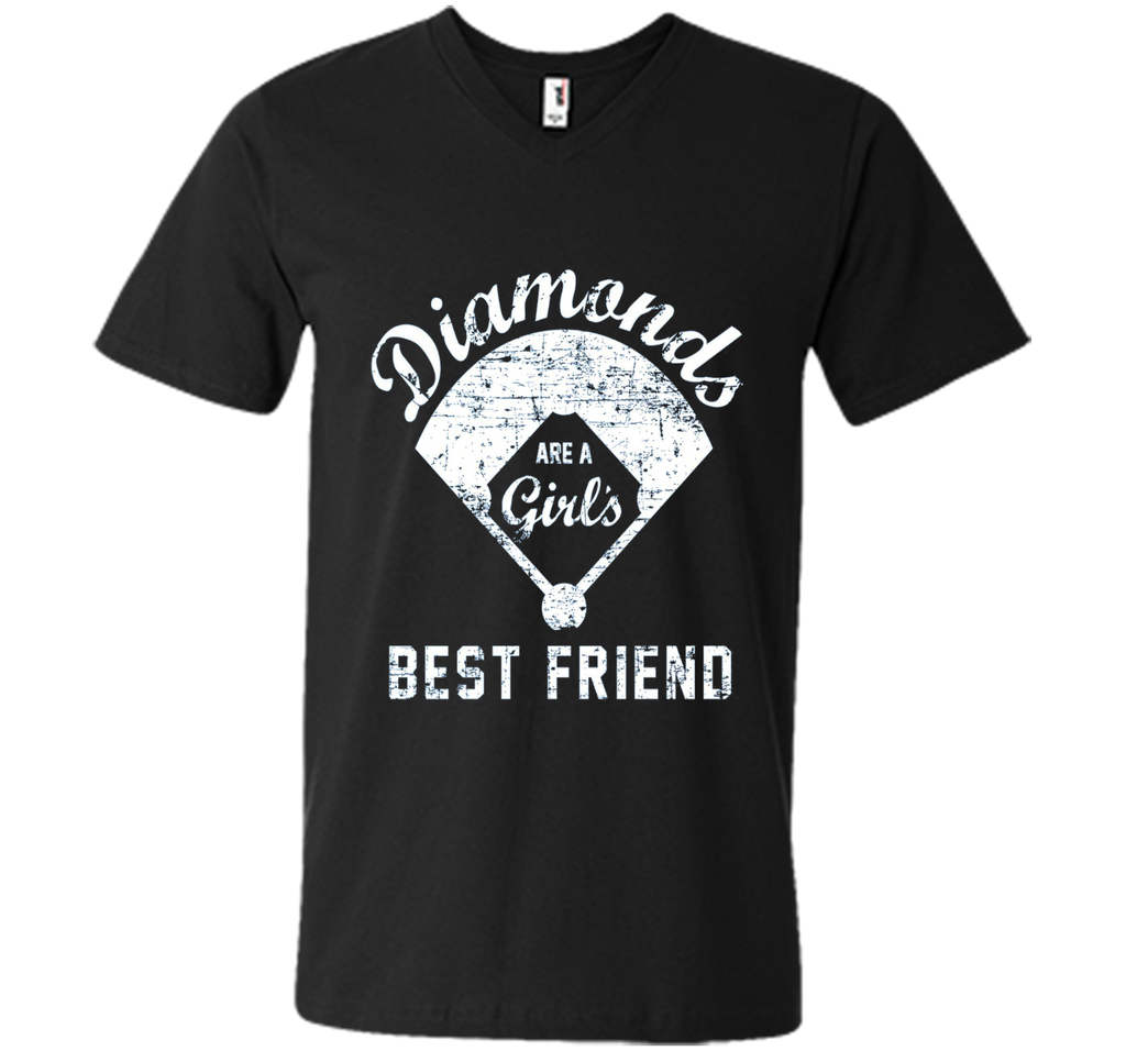 Diamonds are a Girl's Best Friend T Shirt, Softball Mom Gift