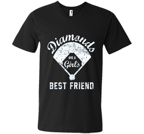 Diamonds are a Girl's Best Friend T Shirt, Softball Mom Gift