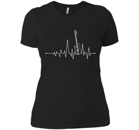 Guitar Heartbeat - Bass Guitar T shirt
