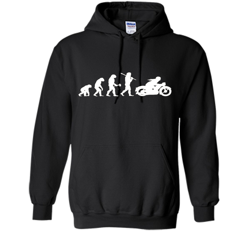 Funny Vintage Motorcycle Motorbike Bikie Evolution T-Shirt