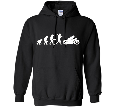Funny Vintage Motorcycle Motorbike Bikie Evolution T-Shirt