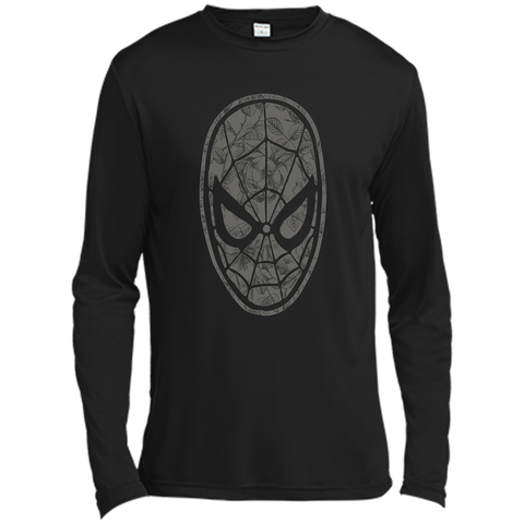 Spider-Man Grayscale Floral Print Graphic T-Shirt