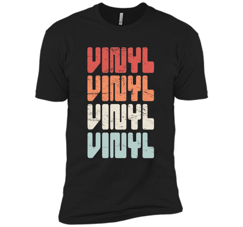 Retro Distressed VINYL Record T-Shirt