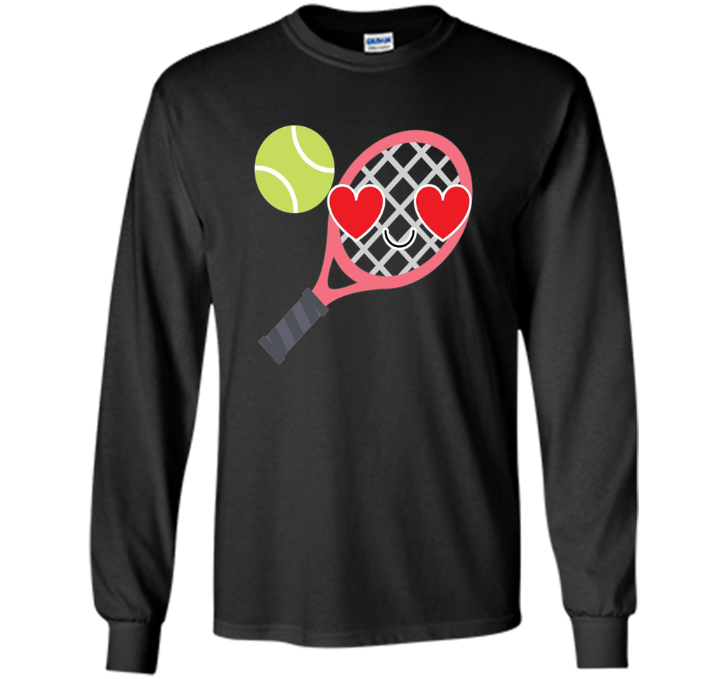 Tennis Emoji Heart Eye Shirt Soft Serve T-Shirt Tee