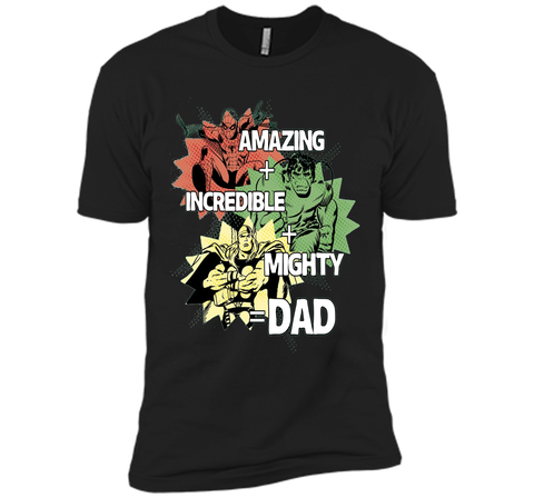 Marvel Avengers Father's Day Dad Qualities Graphic T-Shirt