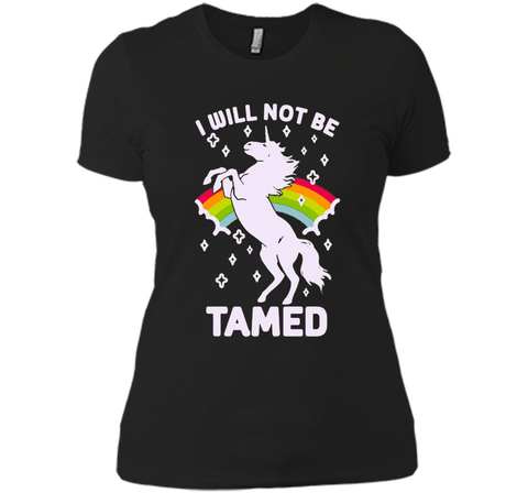 i will not be cute unicorn ride horse rainbow gay flag shirt
