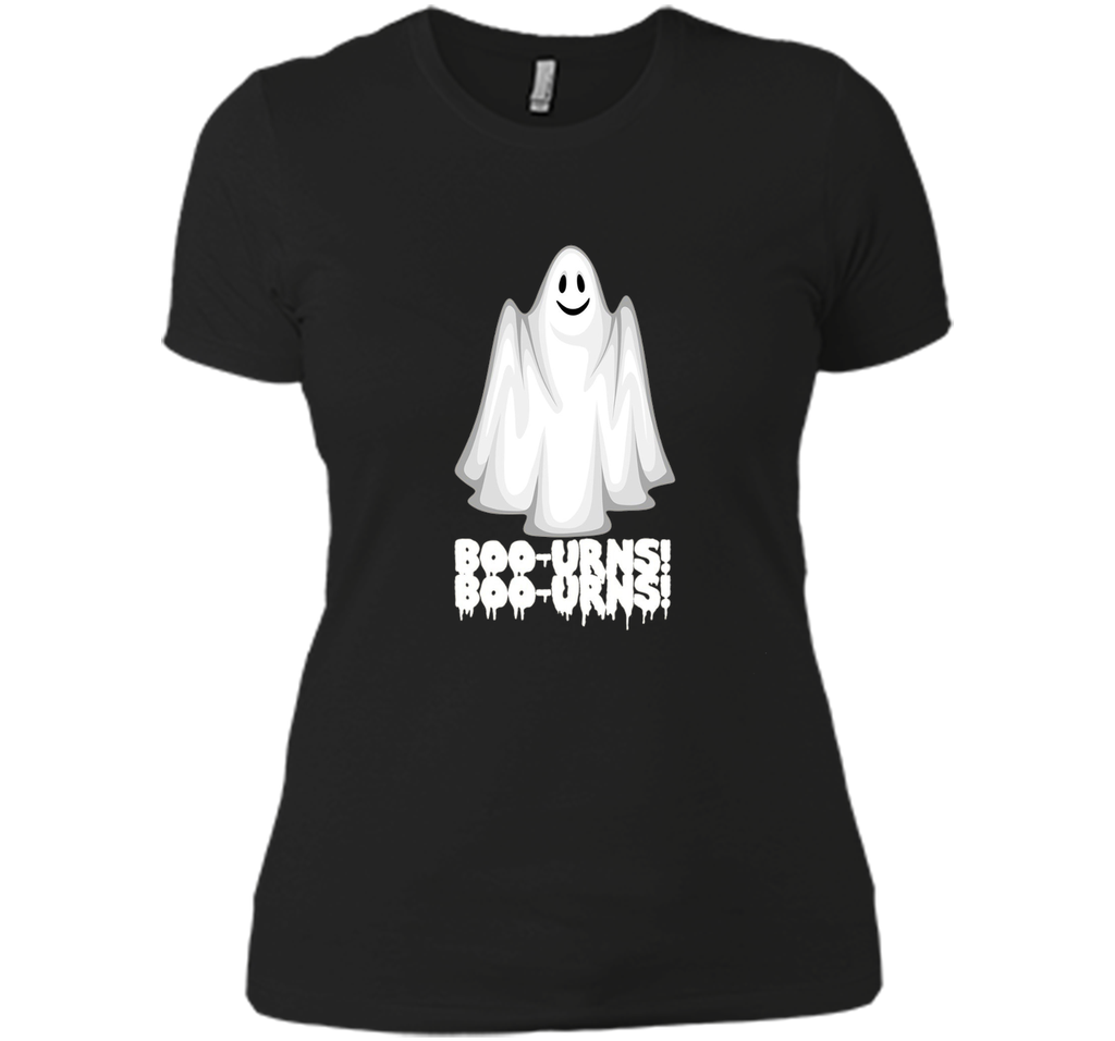 Boo Boo-Urns! Funny Ghost Halloween T-Shirt Next Level Ladies Boyfriend Tee