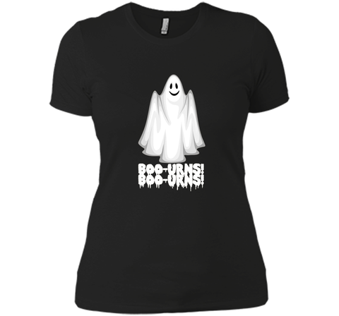 Boo Boo-Urns! Funny Ghost Halloween T-Shirt Next Level Ladies Boyfriend Tee