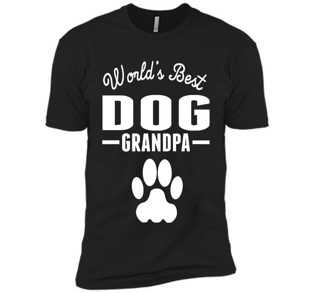 Men's World's Best Dog Grandpa T-Shirt
