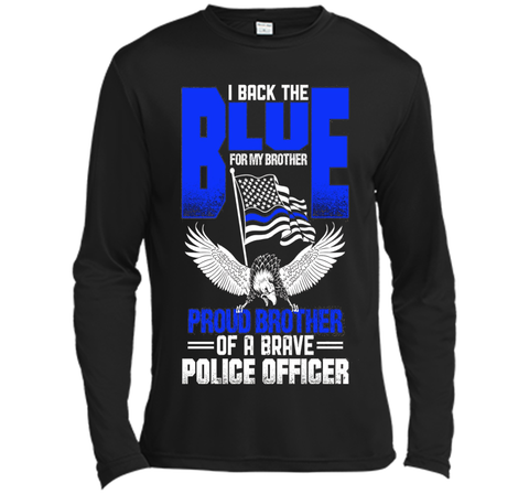 Police Brother - Proud Brother of a Cop t-shirt