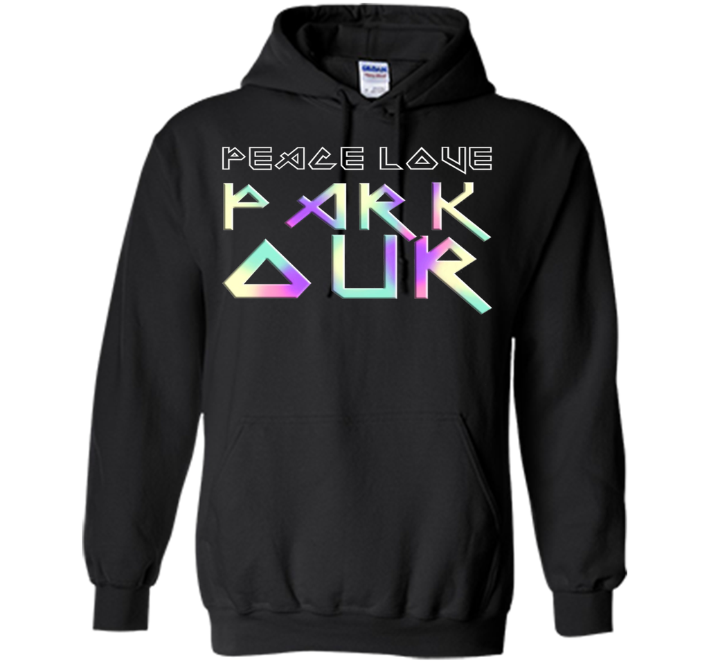 Peace Love Parkour EDM Style T-Shirt