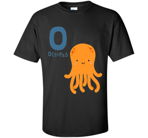 Alphabet Animals Octopus T-Shirt