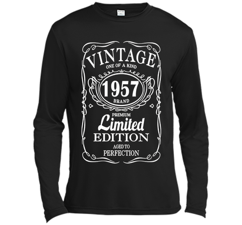 Vintage Born in 1957 60 Years Old Birthday Tshirt
