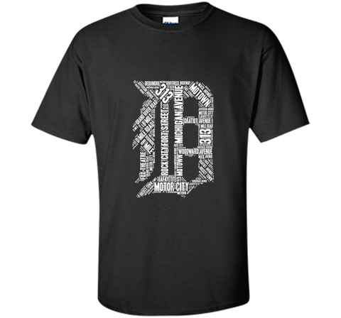 Detroit T Shirt Graphic D
