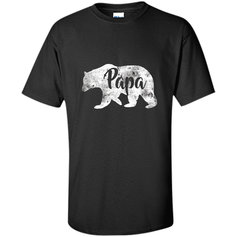 Men's Papa Bear T-Shirt Awesome Camping Father's Tee