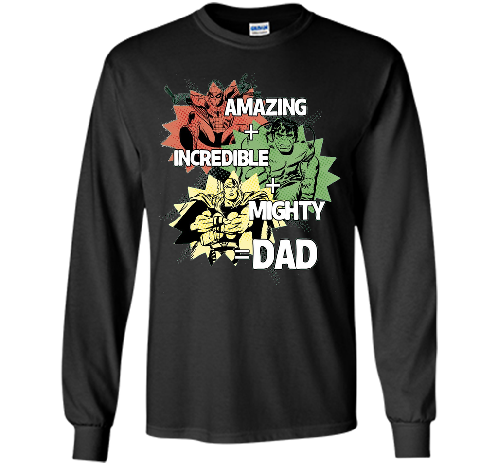 Marvel Avengers Father's Day Dad Qualities Graphic T-Shirt