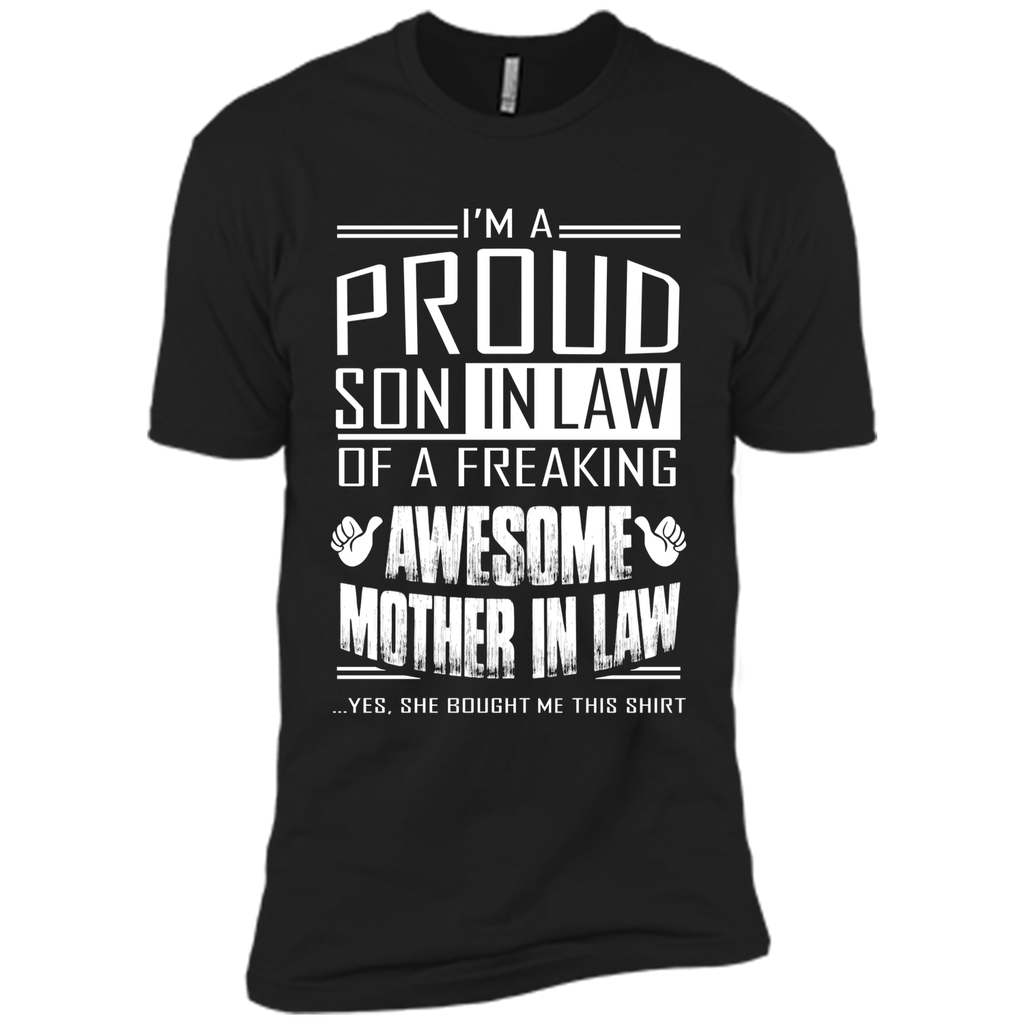 I'm A Proud Son In Law Of A Freaking Awesome Mother In Law t-shirt