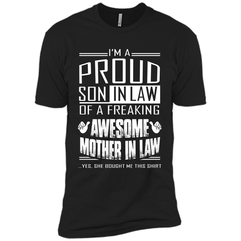 I'm A Proud Son In Law Of A Freaking Awesome Mother In Law t-shirt