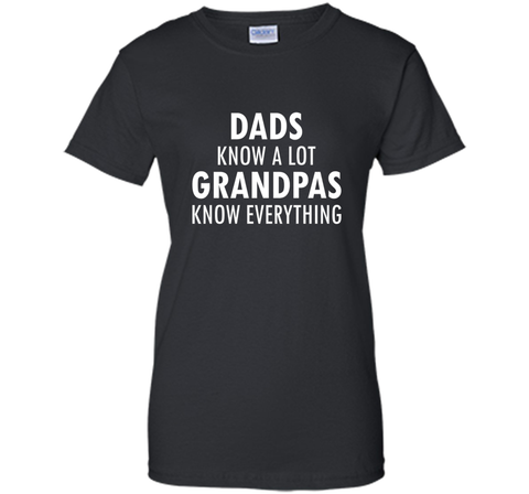 Dads Know A Lot Grandpas Know Everything Father Day T Shirt