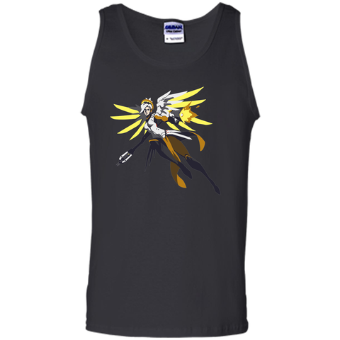 Overwatch Mercy Battle Ready Spray Tee Shirt