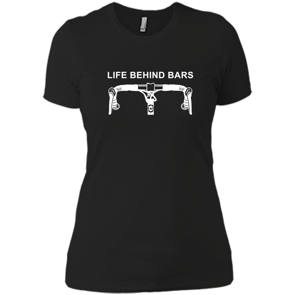 LIFE BEHIND BARS T-Shirt Funny Cycling Biking Tee