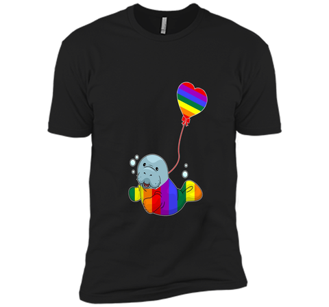 Manatee LGBTQ 2017 Rainbow Gay Lesbian Pride Tshirt