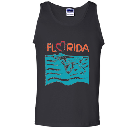 Florida Swimming Alligator Souvenir T-shirt