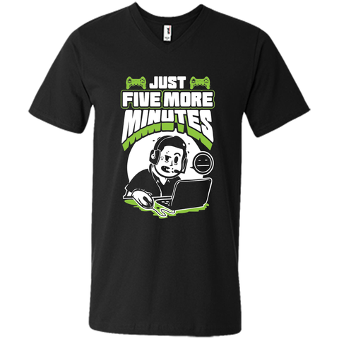 just five more minutes funny gamer shirt gaming t-shirts