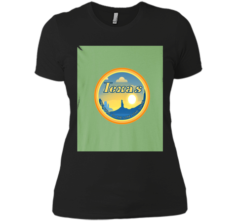 Texas Western Sunset Sunrise Retro Vintage Plateau T-Shirt
