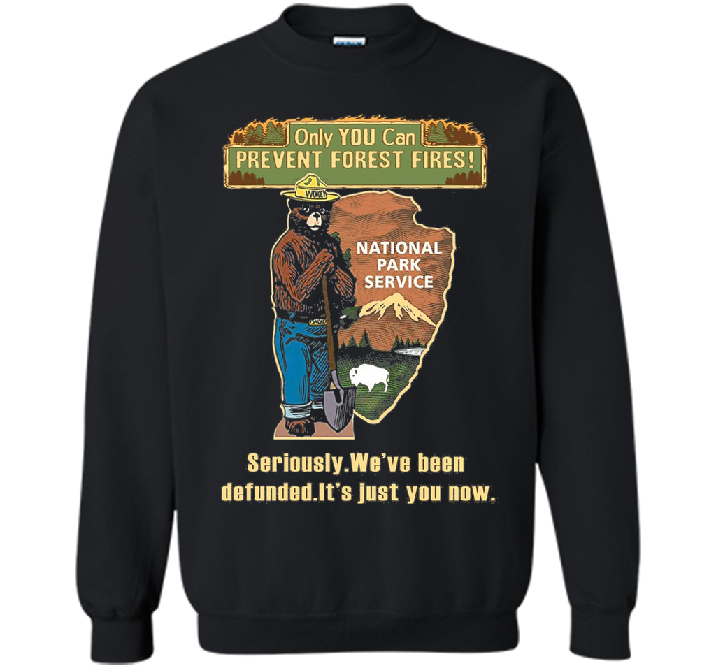 Seriously We've Been Defunded It's Just You Now t-shirt