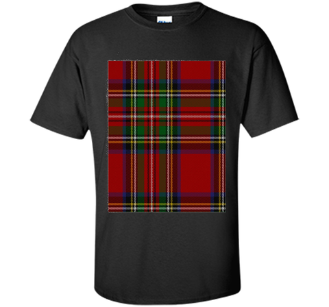 Royal Stewart Tartan T-Shirt Queen Elizabeth II Punk