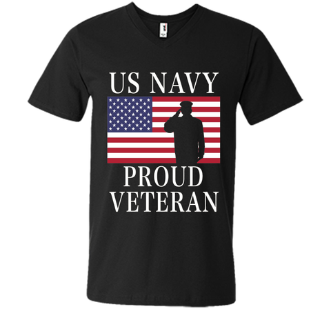 Mens 2017 US Navy Proud Veteran Independence Day T-shirt