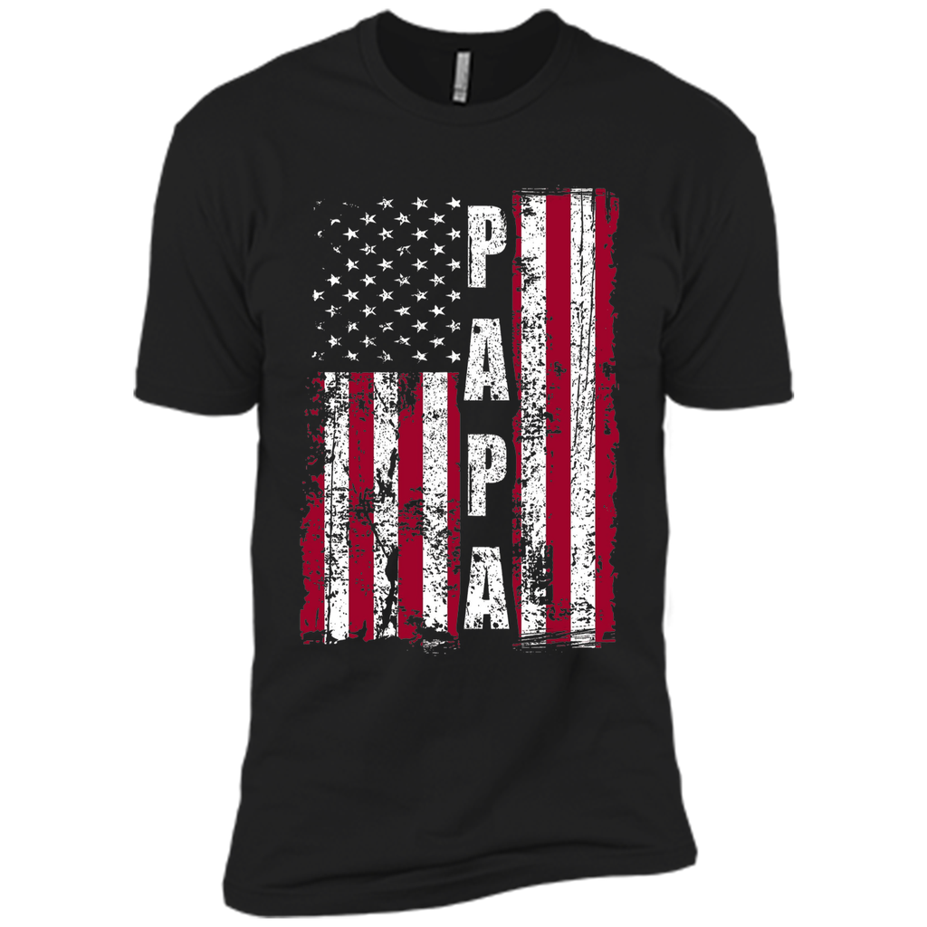 PAPA American Flag T-Shirt Father's Day 2017 Gifts